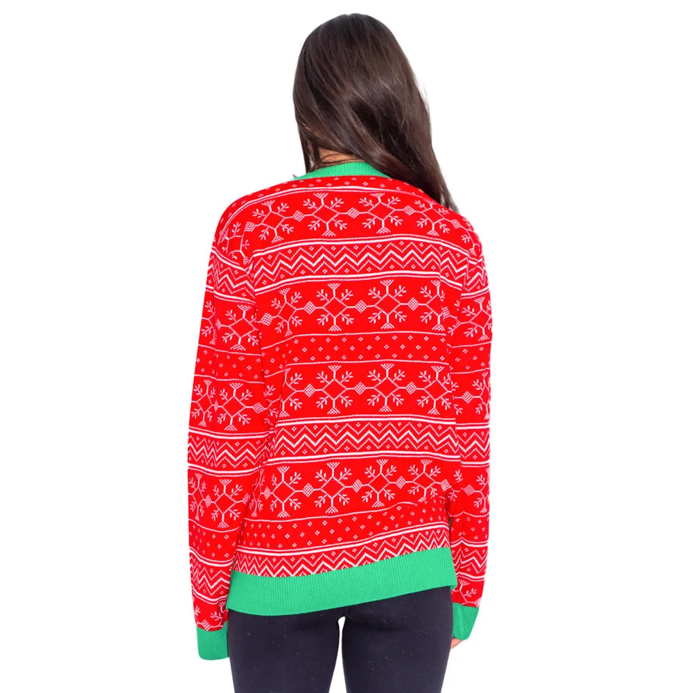Ugly Christmas Sweater - Hilarious Jingle Juice Design for Festive Fun