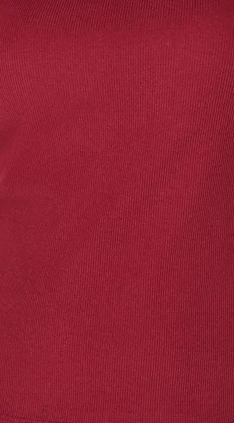 Ultra Flirt Juniors' Crewneck Baby T-Shirt Red Size Extra Large