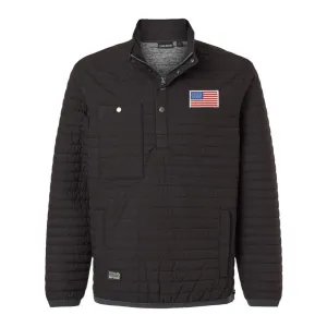 US Flag Dri-Duck Keystone Quilted Pullover