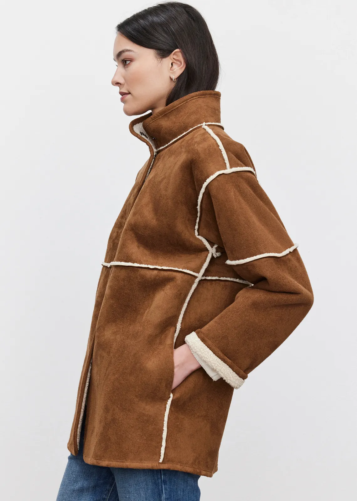Velvet Albany Lux Reversible Sherpa Jacket