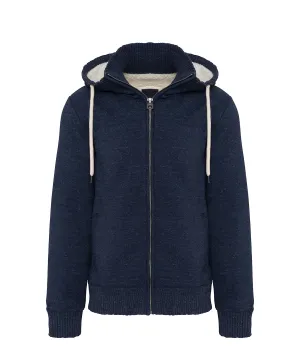 Vintage sherpa-lined fleece jacket