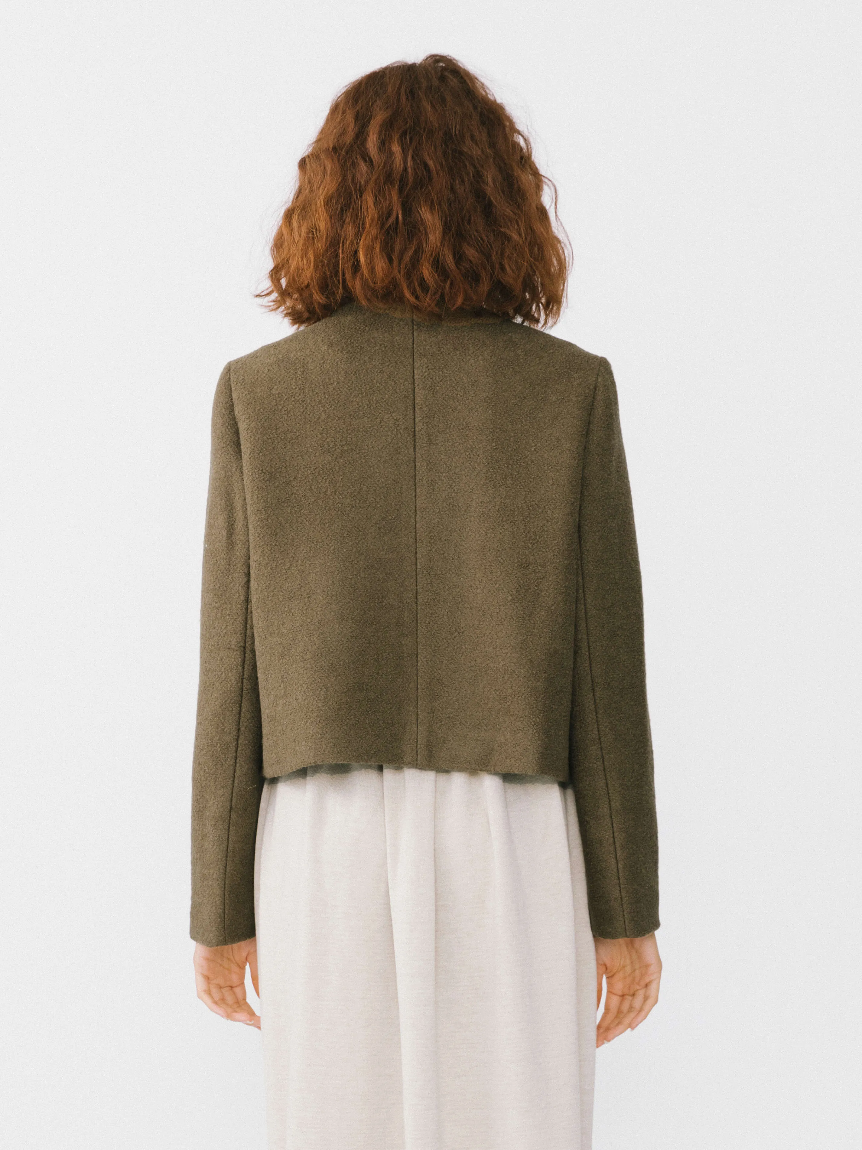 Vintage Style V- Neck Jacket