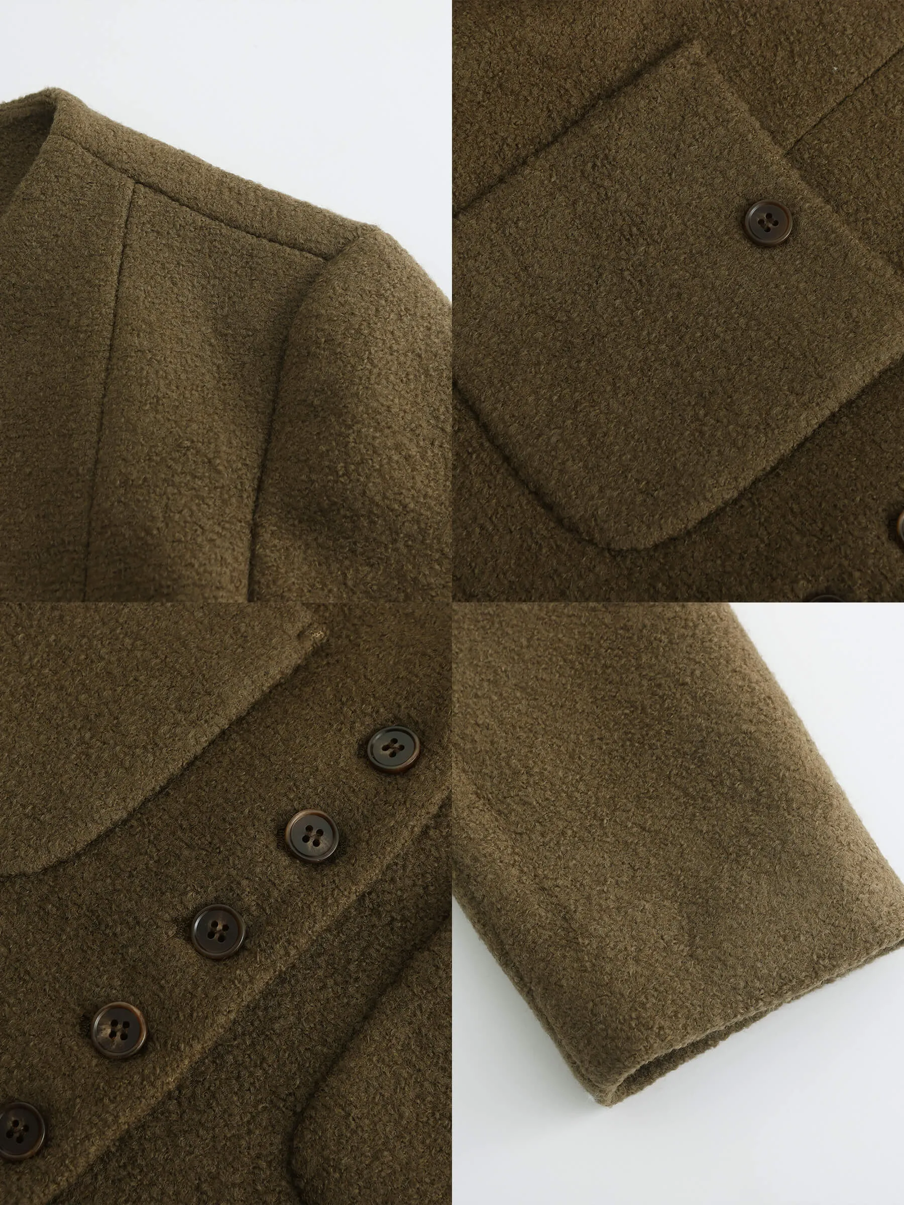 Vintage Style V- Neck Jacket