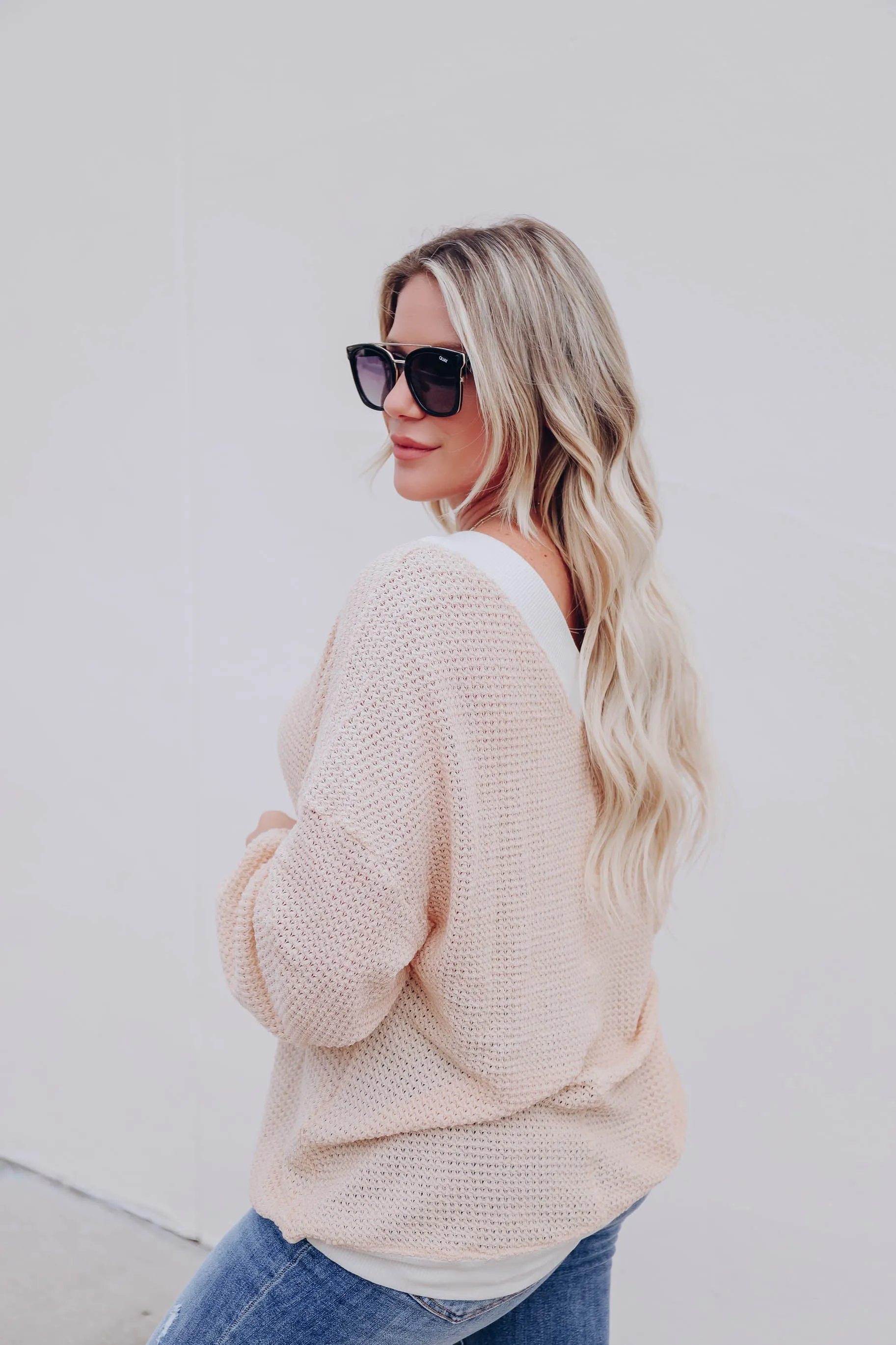 Wasilla Waffle Knit Top - Natural