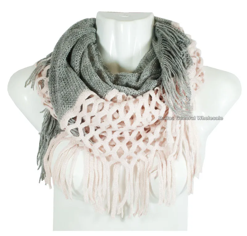 Winter Fashion 2-in-1 Infinity Scarves Wholesale
