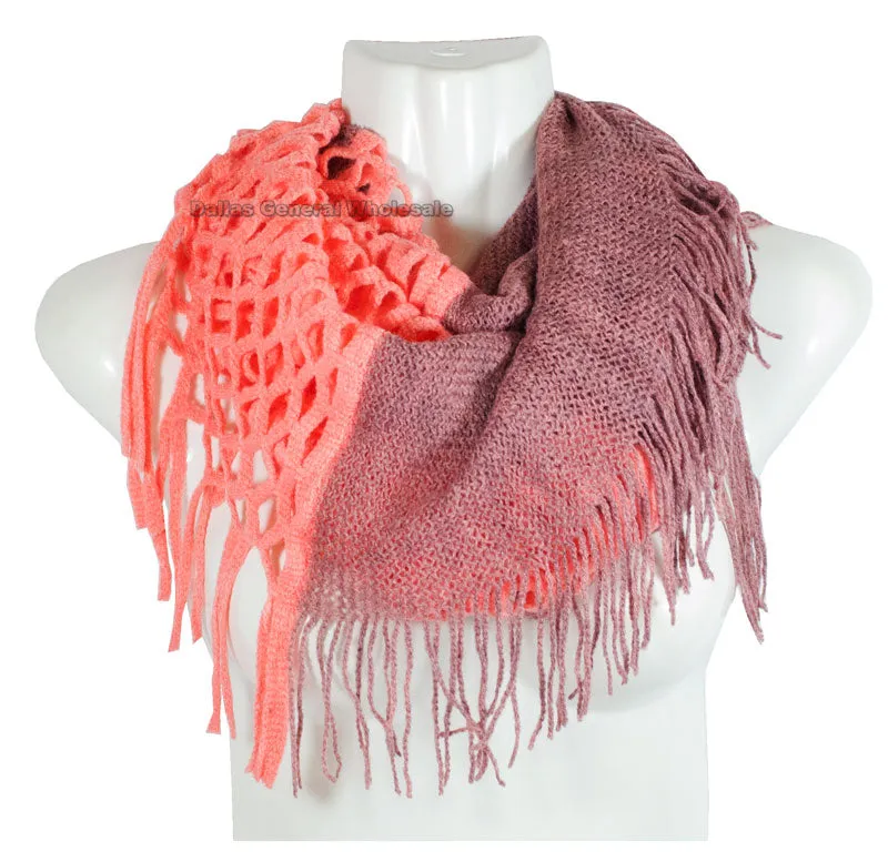 Winter Fashion 2-in-1 Infinity Scarves Wholesale