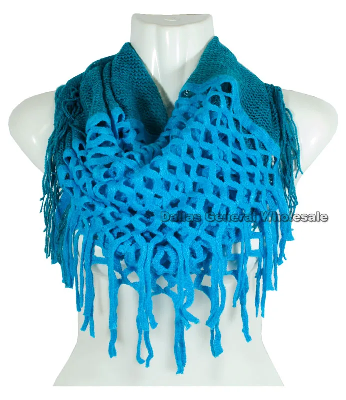 Winter Fashion 2-in-1 Infinity Scarves Wholesale