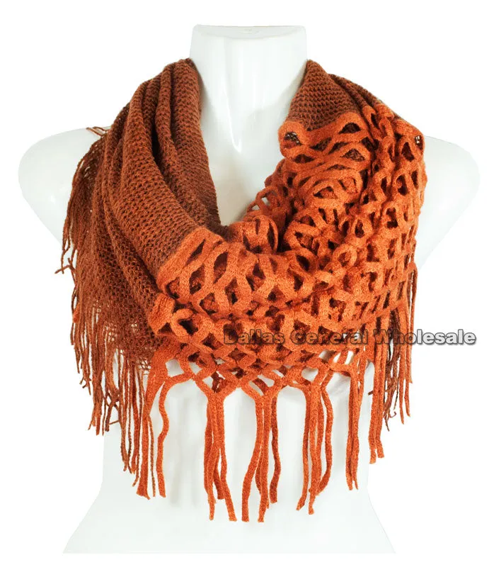 Winter Fashion 2-in-1 Infinity Scarves Wholesale
