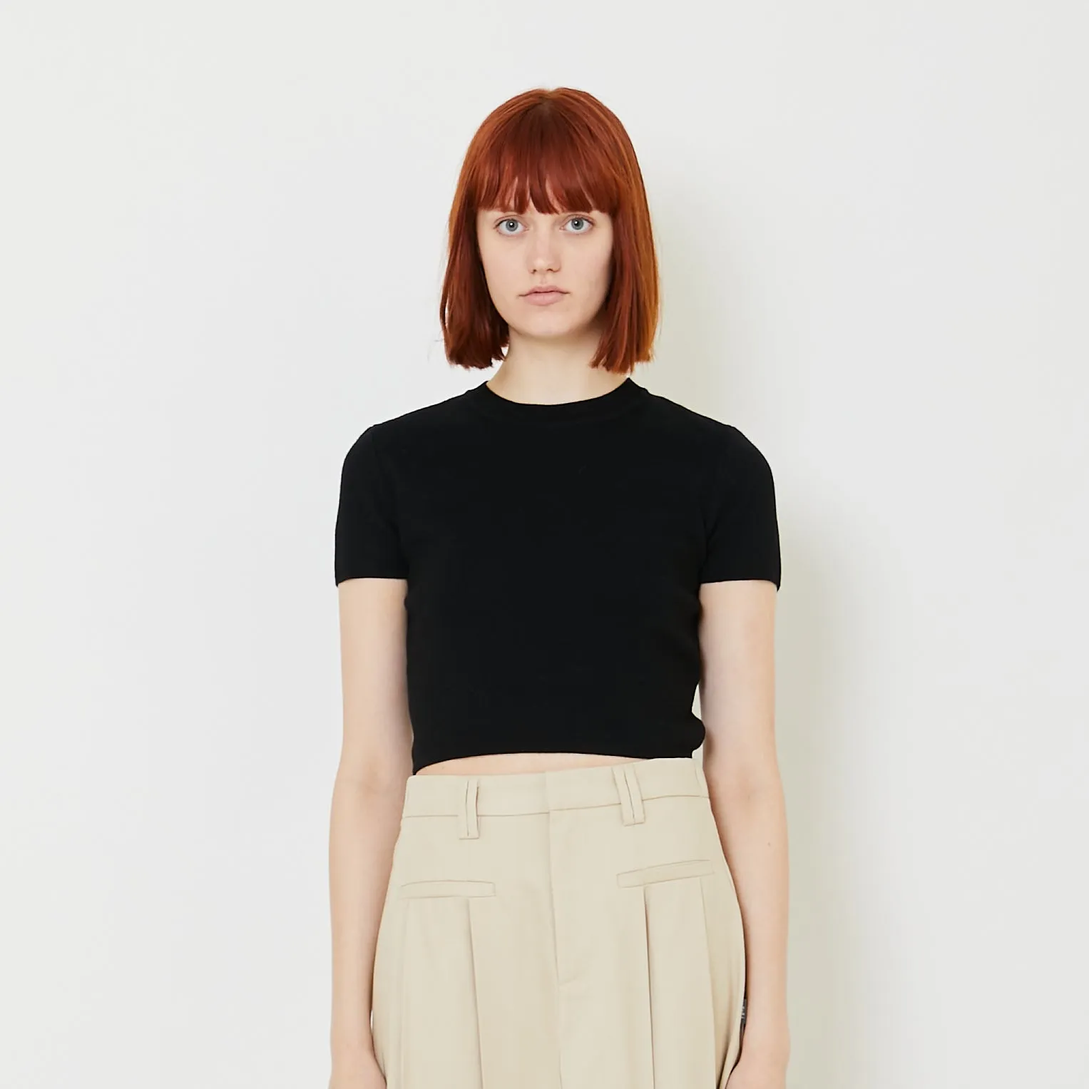 Women Knit Cropped Top - SW2408100