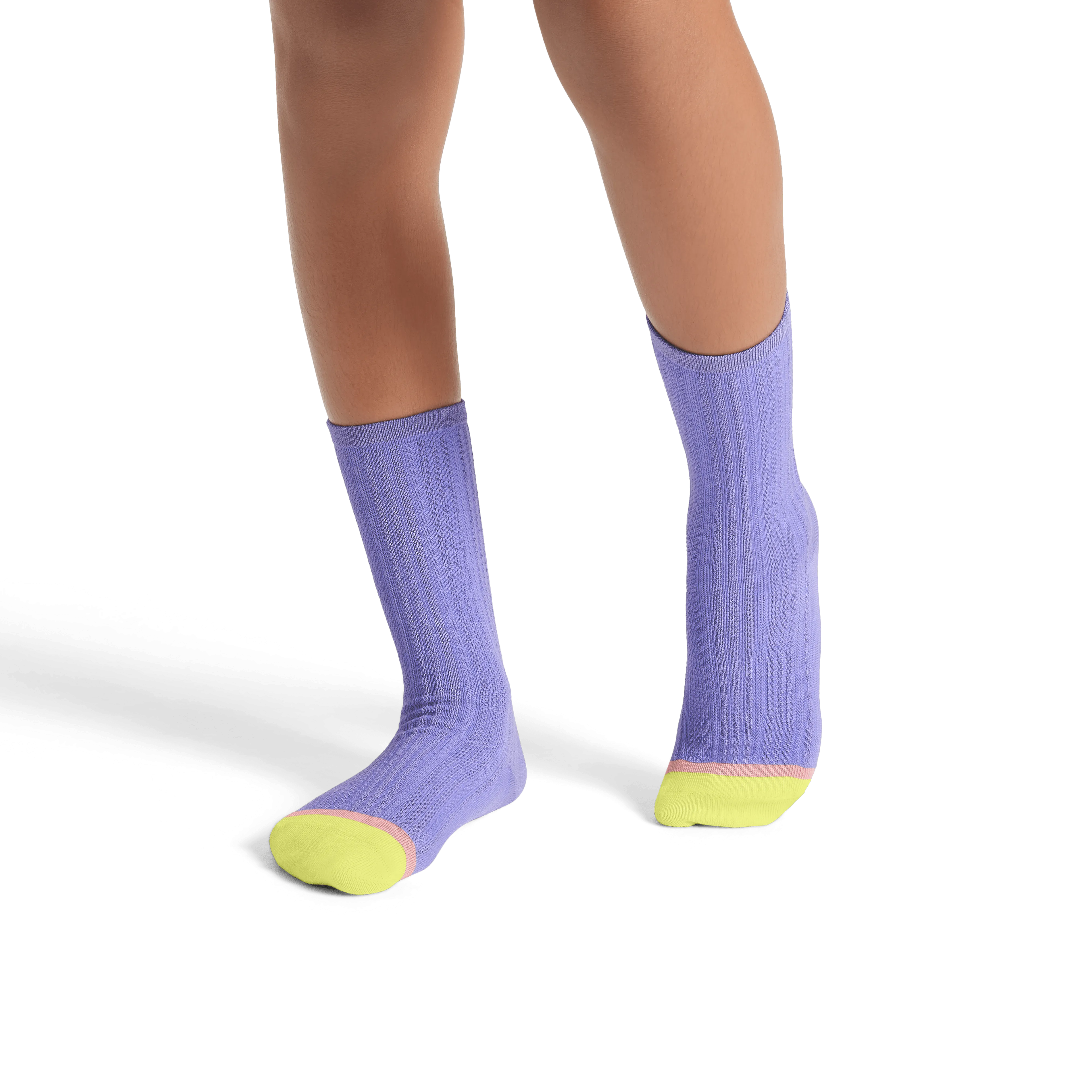 Youth Pointelle Calf Sock 4-Pack