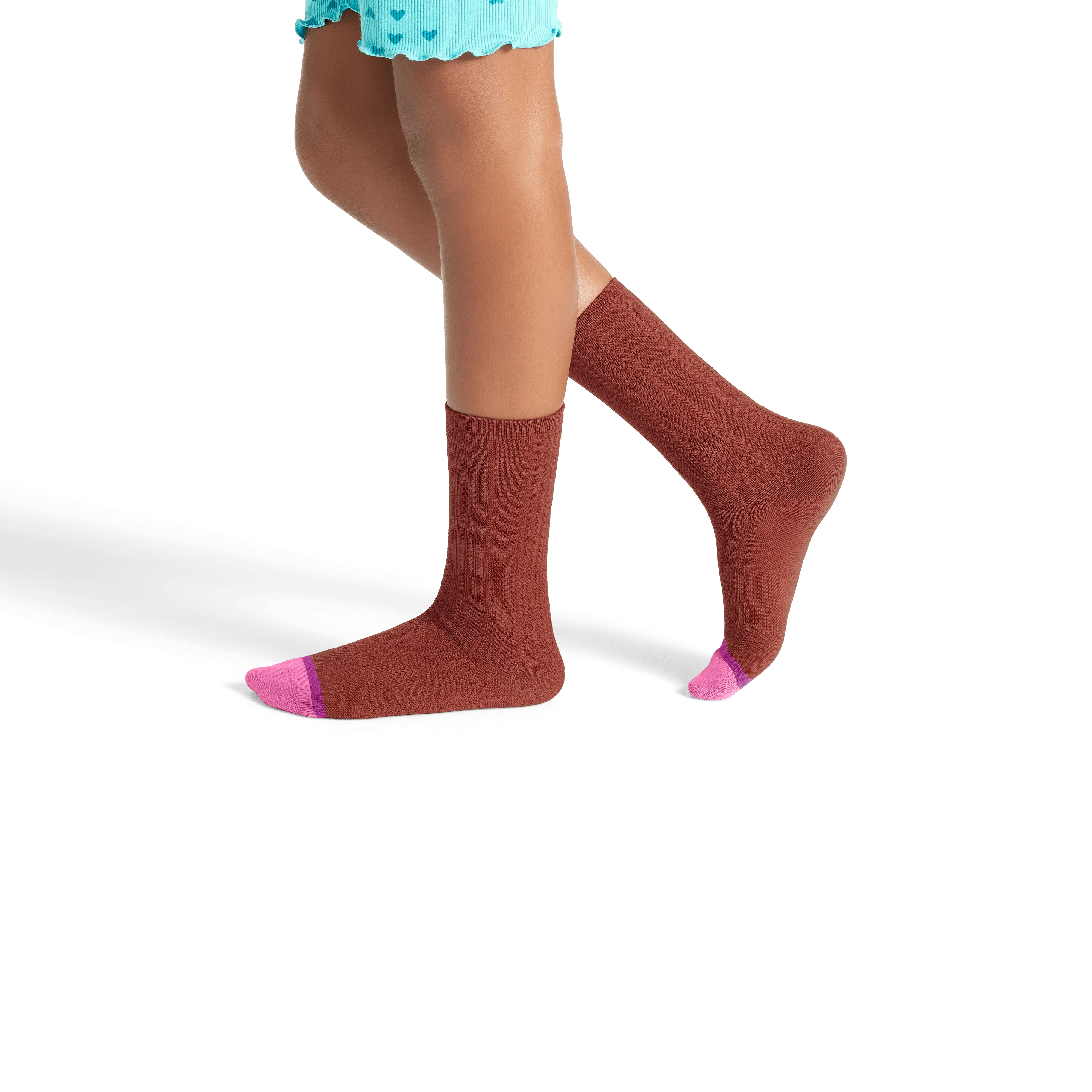 Youth Pointelle Calf Sock 4-Pack
