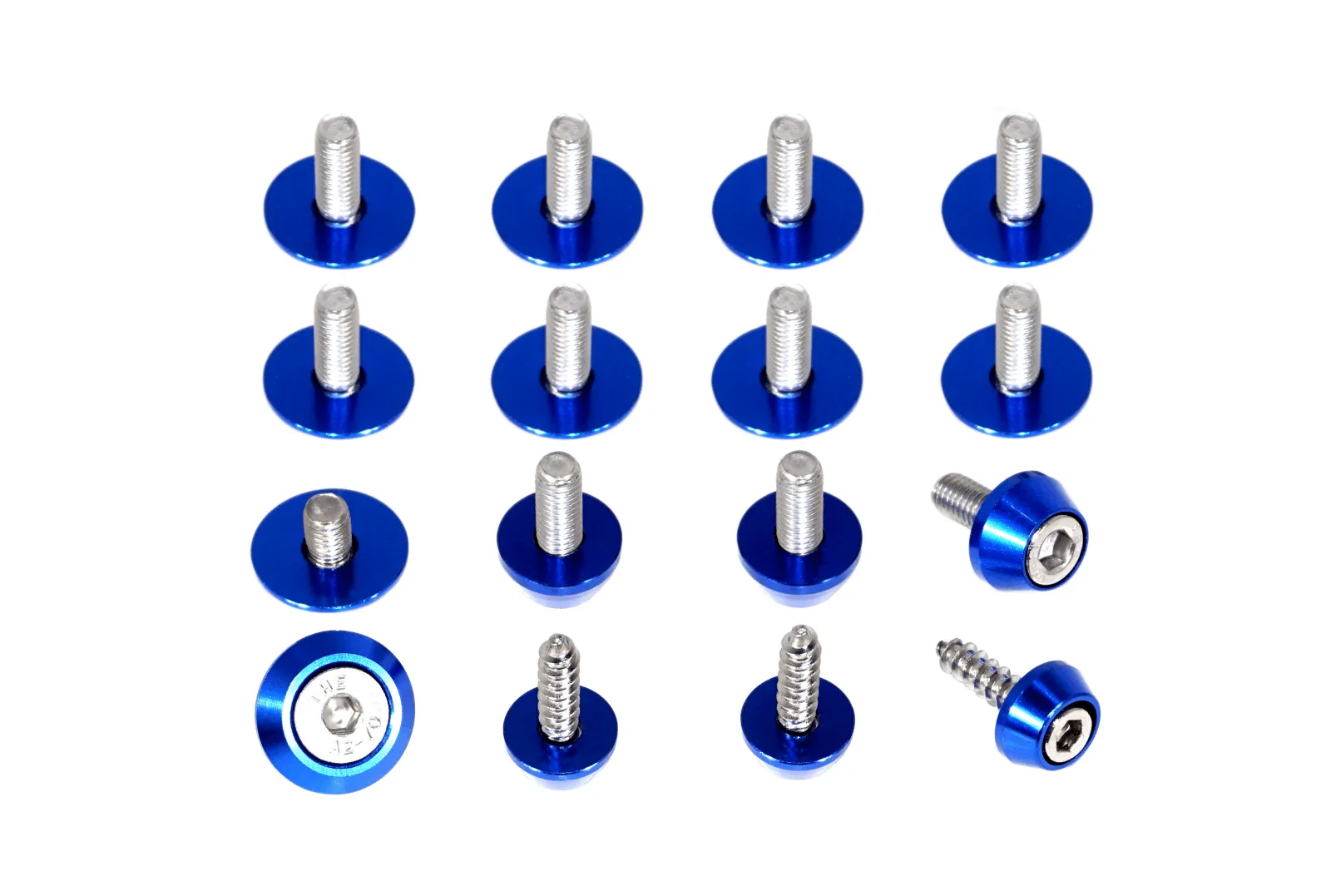 ZSPEC Fenders-Headlights-Bumper-Rad-Brackets Fasteners for '03-05 Dodge Neon SRT-4, Stainless & Billet